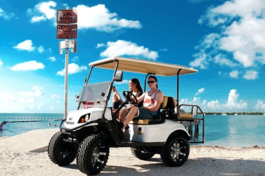 Key West 4 Seater EZGO Golf Cart Rental