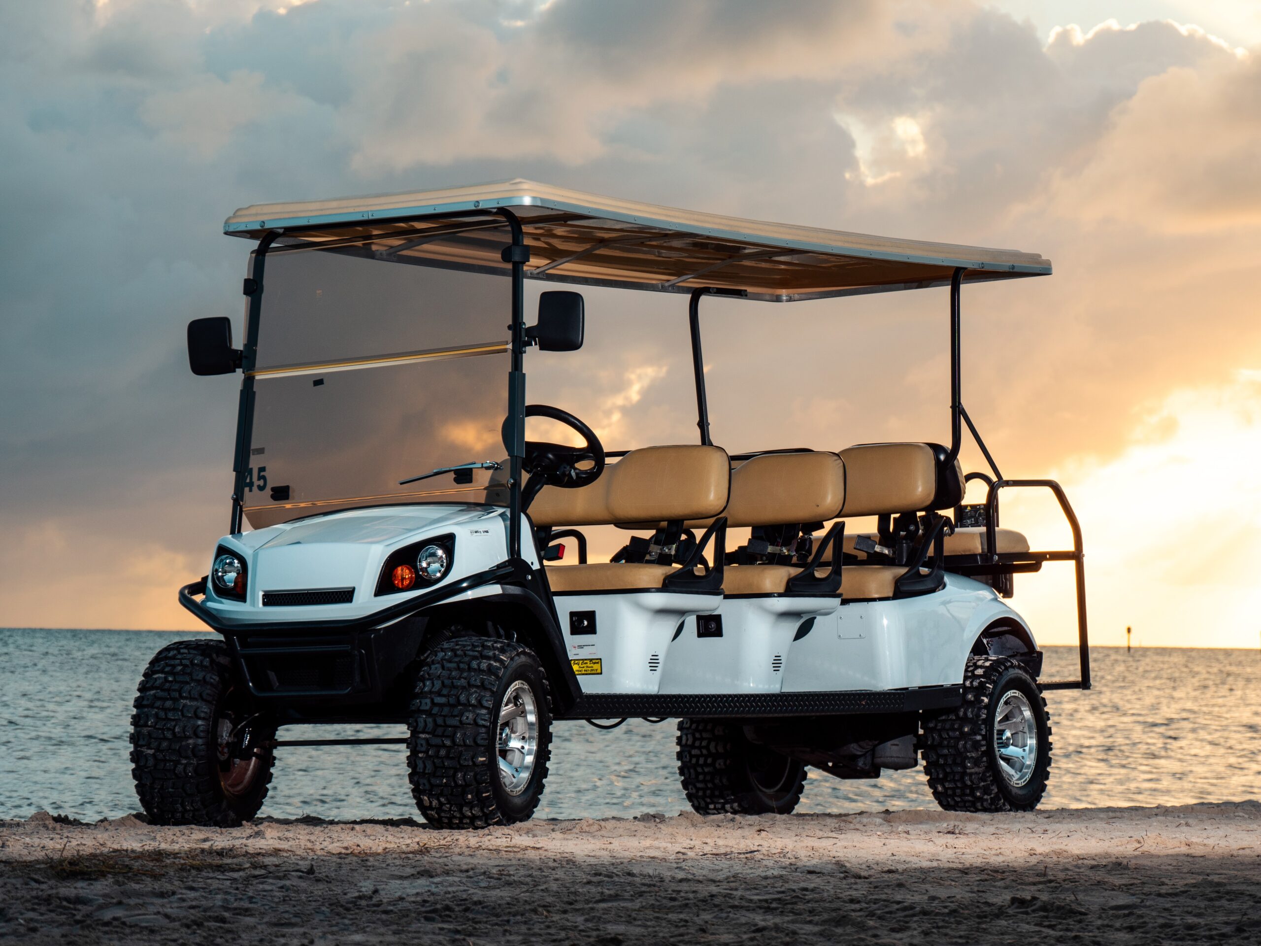 1 Key West 8 Seater EZGO Golf Cart Rental 2023